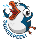 Стикер Пингвин Изи #3 ВКонтакте