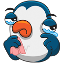 Стикер Пингвин Изи #18 ВКонтакте