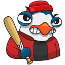 Стикер Пингвин Изи #24 ВКонтакте