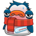 Стикер Пингвин Изи #27 ВКонтакте