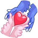 Стикер Фин и Фенечка #2 ВКонтакте