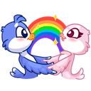 Стикер Фин и Фенечка #9 ВКонтакте