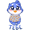 Стикер Фин и Фенечка #11 ВКонтакте