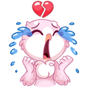 Стикер Фин и Фенечка #32 ВКонтакте