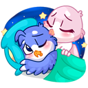 Стикер Фин и Фенечка #45 ВКонтакте