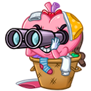 Стикер Сердце-чан #36 ВКонтакте