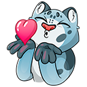 Стикер Кошачьи нежности #4 ВКонтакте