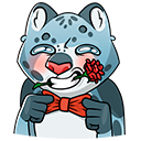 Стикер Кошачьи нежности #14 ВКонтакте