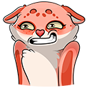 Стикер Кошачьи нежности #15 ВКонтакте