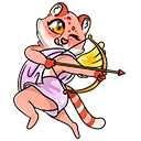 Стикер Кошачьи нежности #17 ВКонтакте