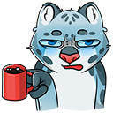 Стикер Кошачьи нежности #40 ВКонтакте