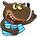 Стикер Сержант Пёс #41 ВКонтакте