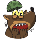 Стикер Сержант Пёс #46 ВКонтакте