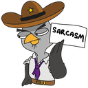 Стикер Подозрительная Сова #6 ВКонтакте