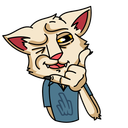 Стикер Мудакот #21 ВКонтакте