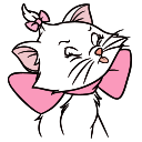 Стикер Кошечка Мари #8 ВКонтакте