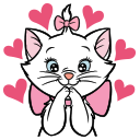 Стикер Кошечка Мари #10 ВКонтакте