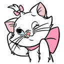 Стикер Кошечка Мари #15 ВКонтакте