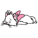 Стикер Кошечка Мари #17 ВКонтакте