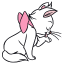 Стикер Кошечка Мари #22 ВКонтакте