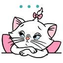 Стикер Кошечка Мари #23 ВКонтакте