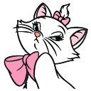 Стикер Кошечка Мари #24 ВКонтакте