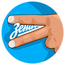 Стыкер «Зеніт» #2 УКантакце