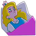 Стикер Принцесса Злата #26 ВКонтакте