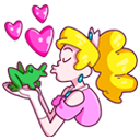 Стикер Принцесса Злата #47 ВКонтакте