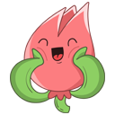 Стикер Тюльпанчик #2 ВКонтакте