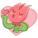 Стикер Тюльпанчик #17 ВКонтакте