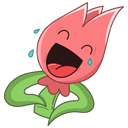 Стикер Тюльпанчик #23 ВКонтакте