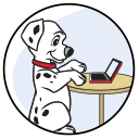 Стикер 101 далматинец #14 ВКонтакте