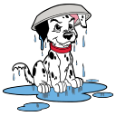 Стикер 101 далматинец #19 ВКонтакте