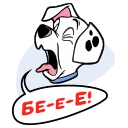 Стикер 101 далматинец #20 ВКонтакте