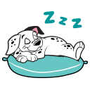 Стикер 101 далматинец #26 ВКонтакте