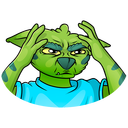 Стикер Троллян #7 ВКонтакте