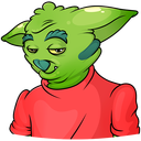 Стикер Троллян #8 ВКонтакте