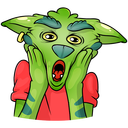 Стикер Троллян #31 ВКонтакте