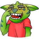 Стикер Троллян #32 ВКонтакте