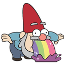 Стикер Гномы Гравити фолз #6 ВКонтакте