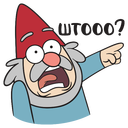 Стикер Гномы Гравити фолз #15 ВКонтакте