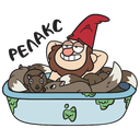 Стикер Гномы Гравити фолз #21 ВКонтакте