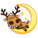 Стікер Олень #32 ВК