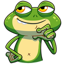 Стикер Лягуш #2 ВКонтакте