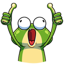 Стикер Лягуш #4 ВКонтакте