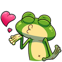 Стикер Лягуш #9 ВКонтакте