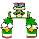 Стикер Лягуш #14 ВКонтакте