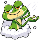 Стикер Лягуш #17 ВКонтакте