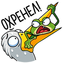 Стикер Лягуш #23 ВКонтакте